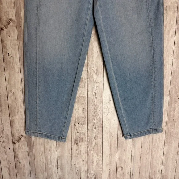 Talbots High-Waist Relaxed Barrel Jeans 2P - Picture 3 of 7